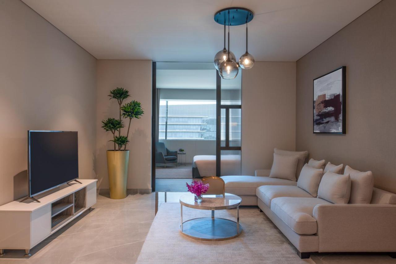 Steigenberger Residence 多哈 外观 照片 A living room in a typical apartment
