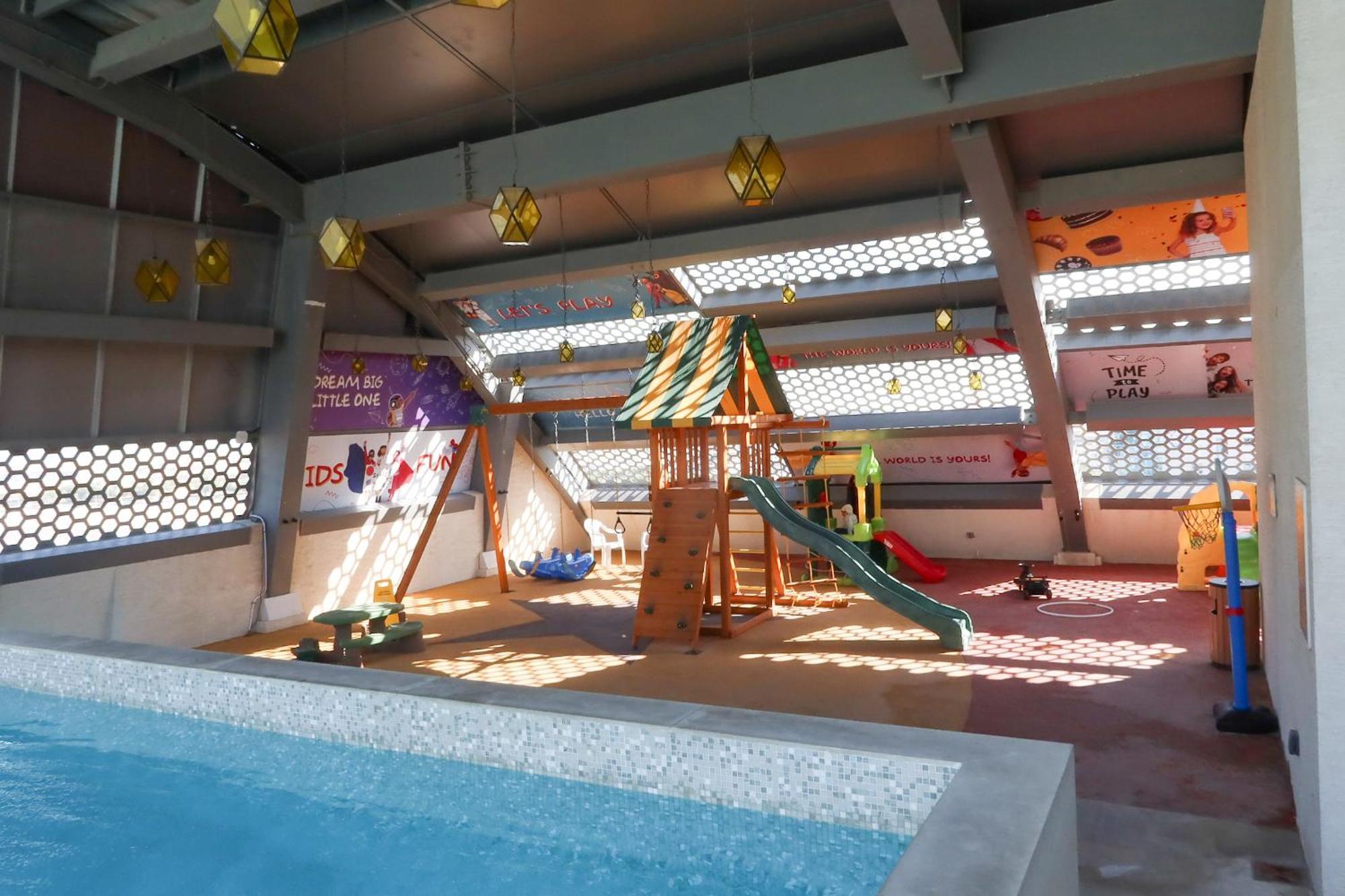Steigenberger Residence 多哈 外观 照片 The interior of the leisure centre
