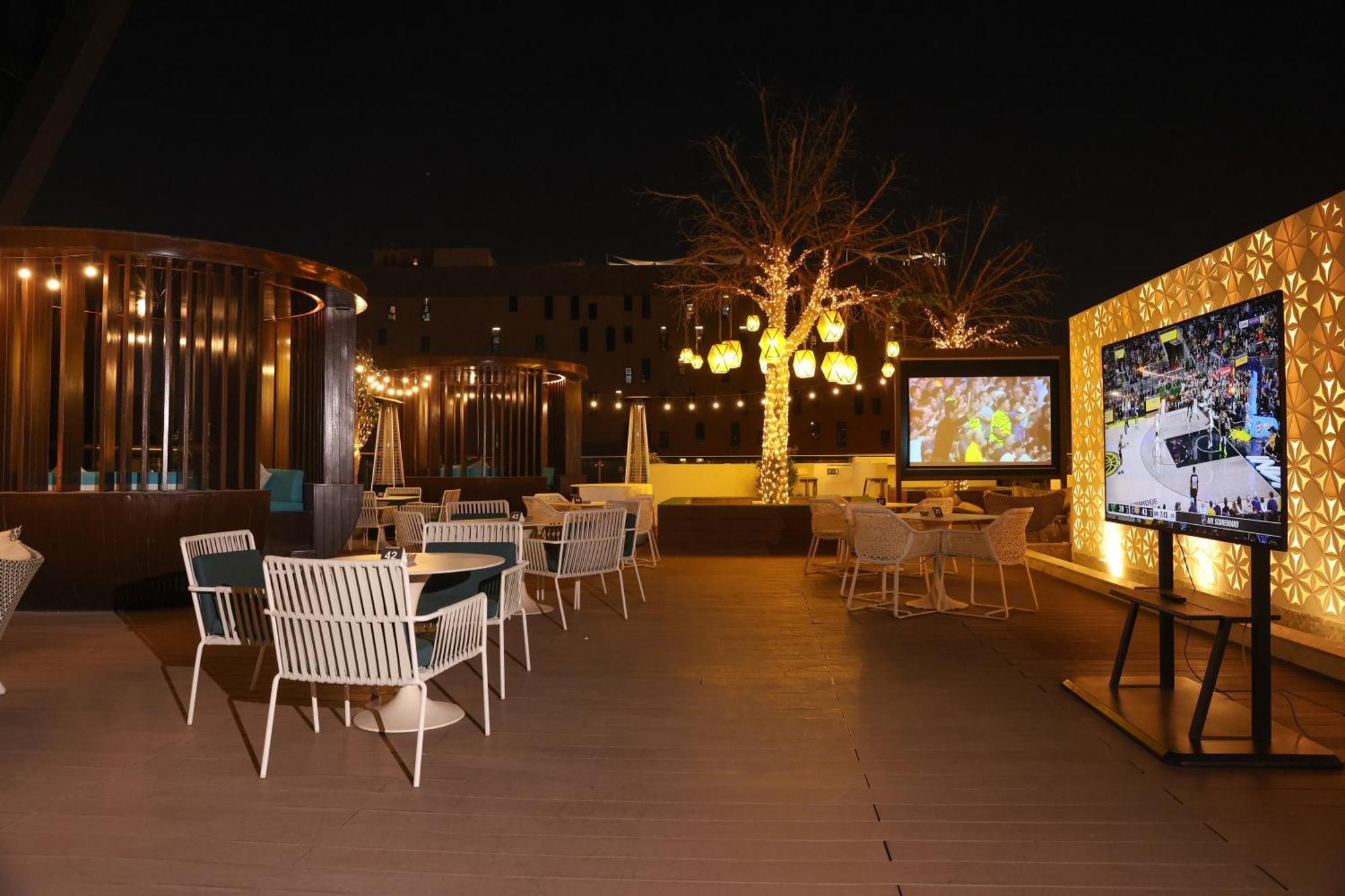 Steigenberger Residence 多哈 外观 照片 The Sky Bar