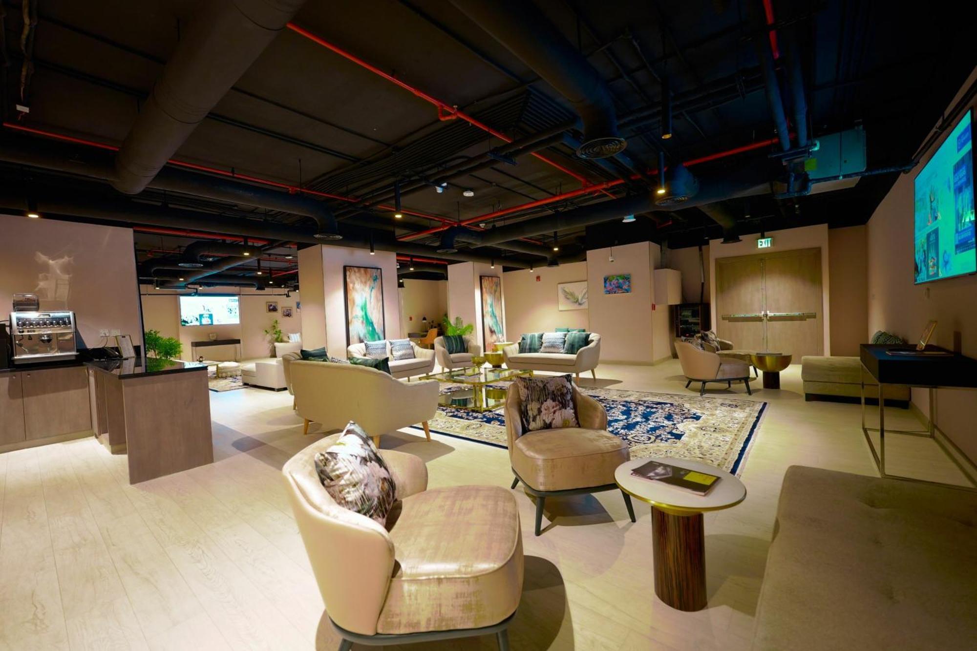 Steigenberger Residence 多哈 外观 照片 The lounge at the airport
